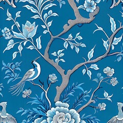 Beautiful chinoiserie pattern. 
