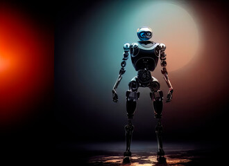 Obraz na płótnie Canvas Robots. Futuristic interpretation Future 2025. Illustration. My collection.
