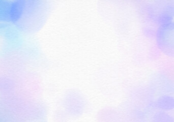 Fototapeta premium 水彩風 寒色 パープル