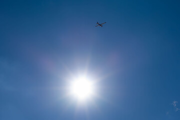 Plane over Big Bear Lake