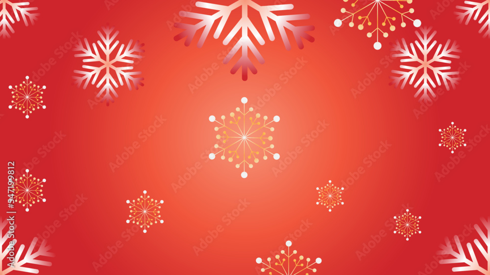 Poster vector heavy snowfall, snowflakes in various shapes and forms. many white cold flakes elements onfes