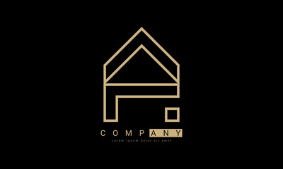 Real Estate Logo Modern, design architecture construction