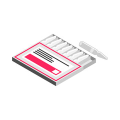 Ampoules Isometric Icon