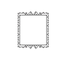 Frame, in the style of an ornament, Vector illustration eps 10, Art.	