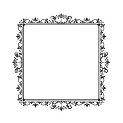 Frame, in the style of an ornament, Vector illustration eps 10, Art.	