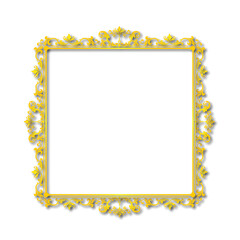 Frame, in the style of an ornament, Vector illustration eps 10, Art.	