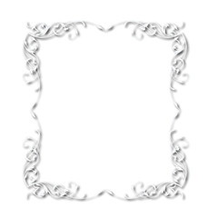 Frame, in the style of an ornament, Vector illustration eps 10, Art.	