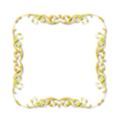 Frame, in the style of an ornament, Vector illustration eps 10, Art.	
