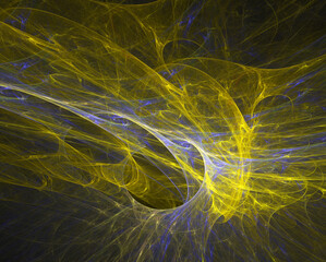 Naklejka premium fractal on black