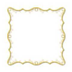 Frame, in the style of an ornament, Vector illustration eps 10, Art.	