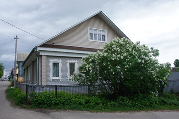 Beautiful private house in the provincial town of Gorodets