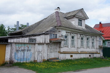 Beautiful private house in the provincial town of Gorodets