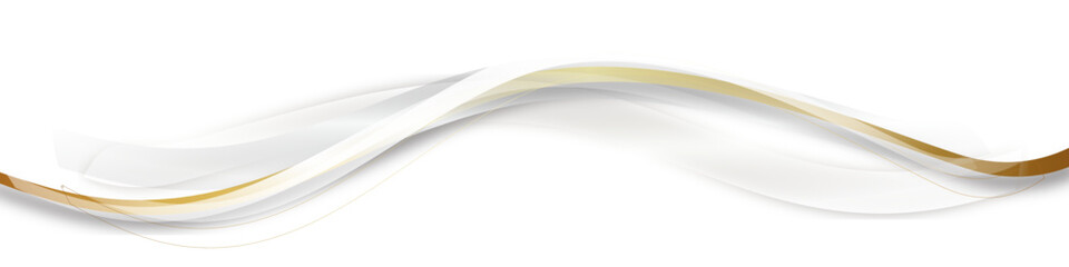 Gold Welle Wellen Banner Band 