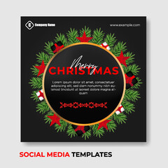 social media post merry christmas