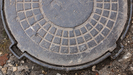Metal cover texture net pattern