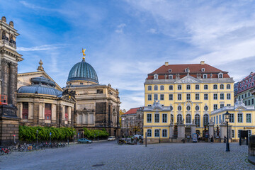 Obraz premium Historical Lipsius building view in Dresden