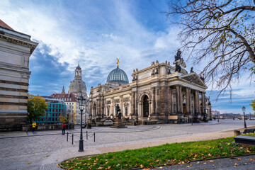 Fototapeta premium Historical Lipsius building view in Dresden