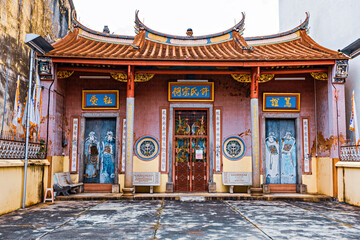 Typical Chinese temple in George Town, Penang, Malaysia