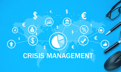 Concept of Crisis Management. Business. Finance