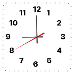 house clock home wall clock Clock for looking at the time time zone telling the time