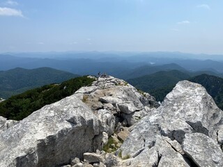 Magnificent panoramic view from the top of Veliki Risnjak in the national park, Crni Lug - Croatia (Veličanstveni panoramski pogled sa vrha Veliki Risnjak u nacionalnom parku - Gorski kotar, Hrvatska)