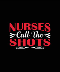 Fototapeta na wymiar Nurse T-shirt Designn
