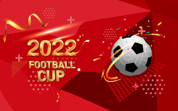 Football cup 2022 Background. banner, poster, social media