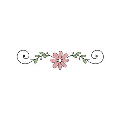 Floral background with place for your text