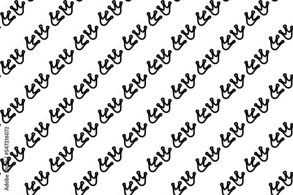 Poster seamless pattern completely filled with outlines of frog tracks symbols. elements are evenly spaced.