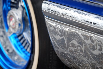 engraved car bumper