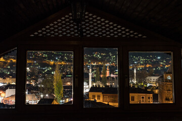 Plakat Panoramic view of Bascarsija, Sarajevo