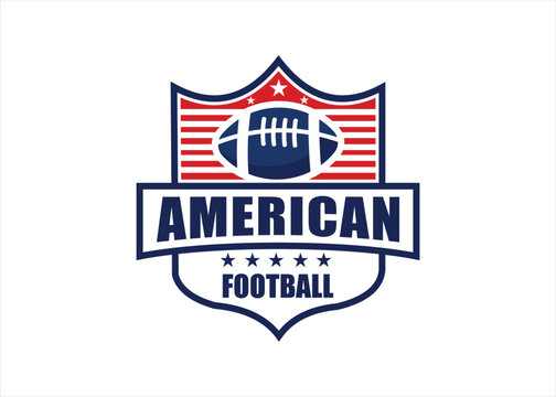 American Football logo design template