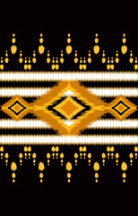 Ethnic abstract ikat pattern background. Geometric vintage texture art. traditional embroidery design.
