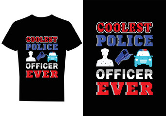 Police t-shirt design