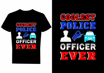 Police t-shirt design