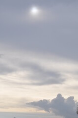 Obraz premium Winter sky above Palm Springs, California