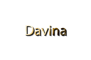 DAVINA 3D MOCKUP
