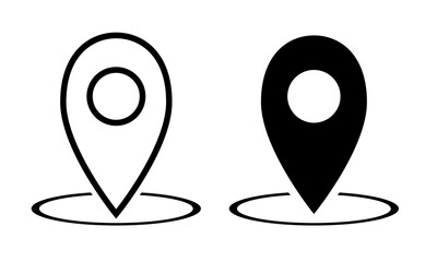 pin symbol address icon