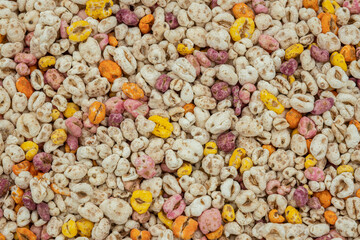 pufarin,sweet expanded wheat background