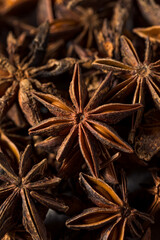 Raw Brown Organic Star Anise Spice