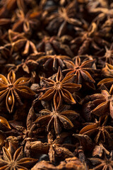 Raw Brown Organic Star Anise Spice