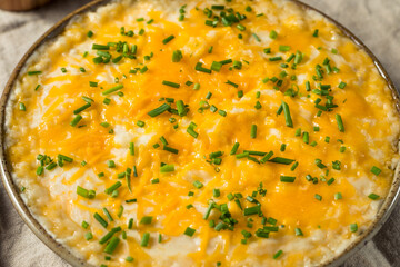 Homemade Cheesy Mashed Potatoes
