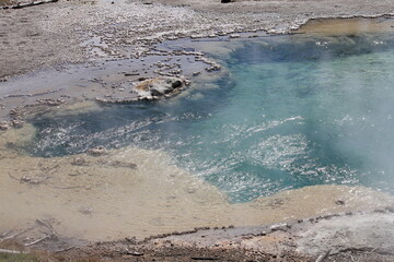 hot acidic spring