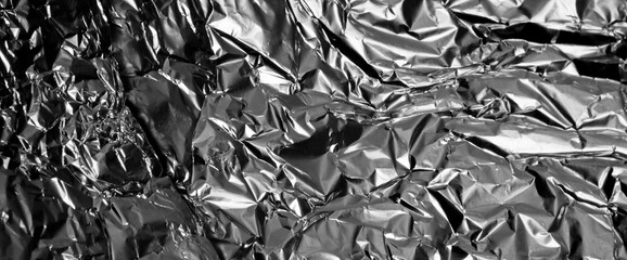 aluminum foil textured shiny backdrop