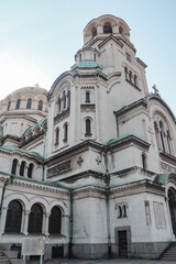 Fototapeta na wymiar Alexander Nevsky Cathedral in Sofia the capital of Bulgaria.