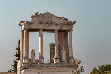 The Ancient Theatre of Philipoppol in Plovdiv, a Roman theatre that had restorations after the...
