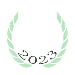 Fototapeta na wymiar Symbol of the coming 2023