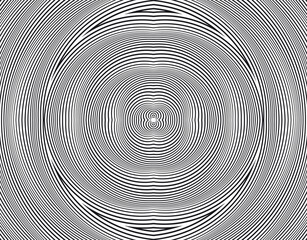  Abstract rotated black and white lines. Geometric art. Design element. Digital image with a psychedelic stripes.Design element for prints, web, template 