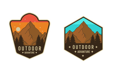  vintage mountain logo