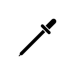 Dropper Pipette icon illustration isolated vector sign symbol on white background